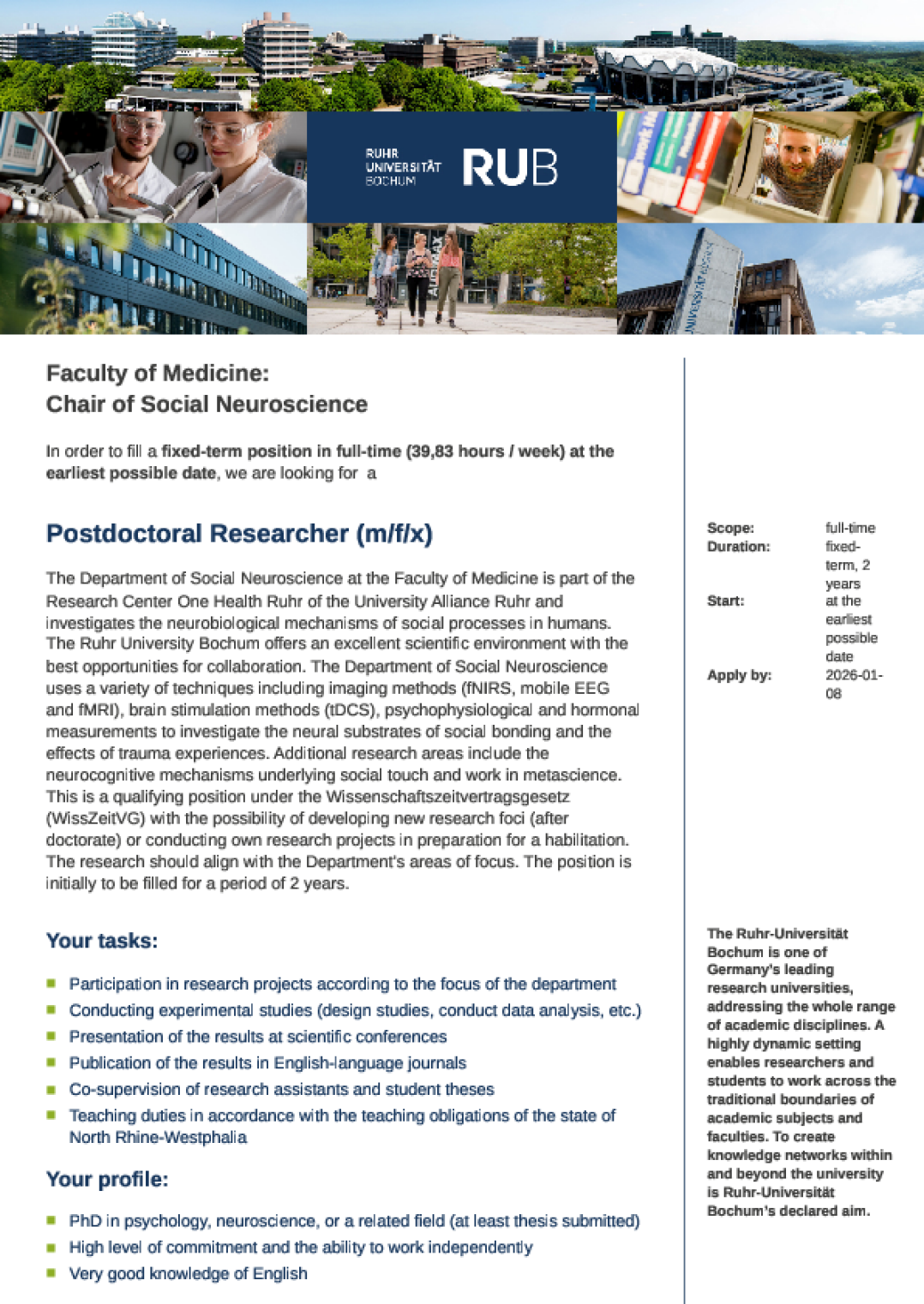 Postdoctoral Researcher _m F X_